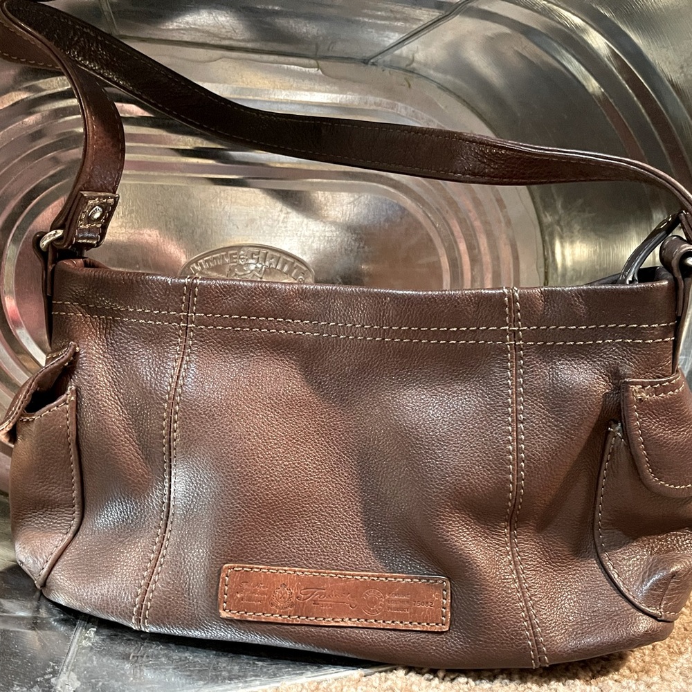Fossil Leather BaguettePurse
